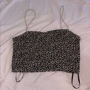Cheetah Print Crop top